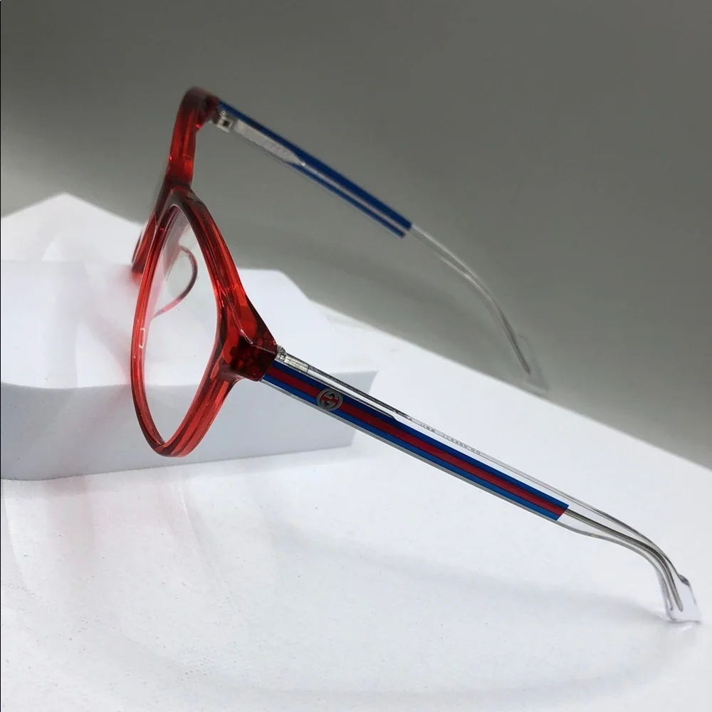 Gucci GG3736J PBN Frame  Sherry Line Red Crystal Japan Made FRAMES ONLY Unisex.